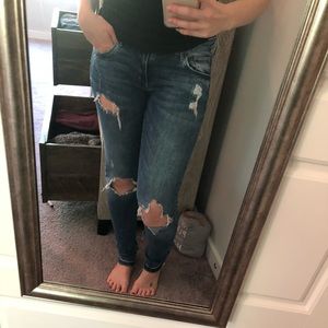 H&M SUPER SKINNY, LOW WAIST 31/32 STRETCH DENIM